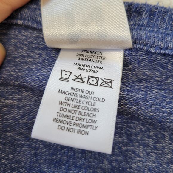 Natori Sleep Shirt Womens XXL Soft Jersey Blue Long Sleeve - Picture 7 of 9